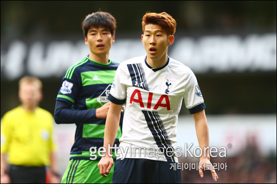 ‘손흥민 vs 기성용’ 코리안 더비 ⓒ 게티이미지
