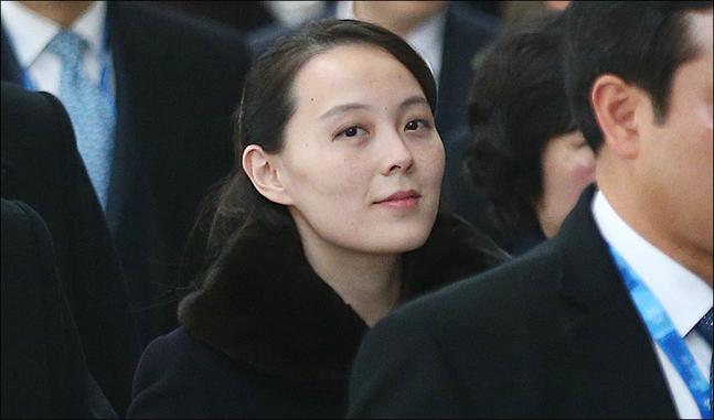 평창 동계올림픽 계기 김정은 북한 노동당 위원장의 특사 자격으로 동생 김여정 노동당 제1부부장이 방한한 가운데, 청년층과 중도보수층 사이 부정적 평가가 높아 눈길을 끈다.(자료사진) ⓒ데일리안
