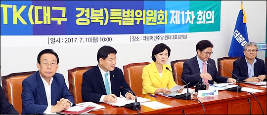 민주당은 일찌감치 대구·경북특별위원회를 구성하고 정부예산 확보와 지역현안 지원을 논의하는 등 TK 구애작전을 펴고 있다. (자료사진) ⓒ데일리안 박항구 기자
