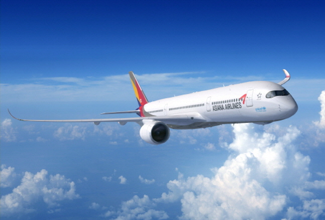 아시아나항공 A350-900 항공기.ⓒ아시아나항공