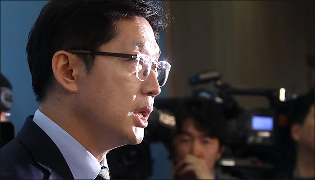 19일 김경수 더불어민주당 의원의 경남도지사 출마선언은