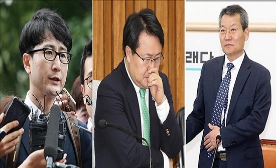 왼쪽부터 이준서 국민의당 전 최고위원, 송기석 전 국민의당 의원. 정대유 전 인천시 시정연구단장. 이들 모두는 안철수 서울시장 후보가 국민의당 창당, 총선, 지방선거에 앞서 영입한 인재 1호들이다.(자료사진) ⓒ데일리안 홍금표 기자ⓒ데일리안 박항구·홍금표 기자