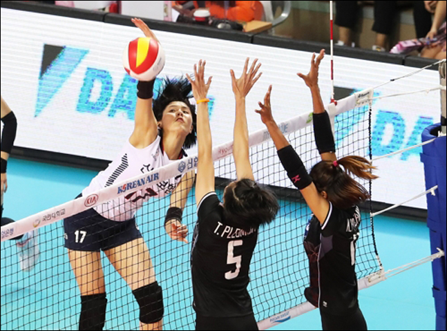 김연경과 함께 맹활약한 이재영.(자료사진) ⓒ 연합뉴스