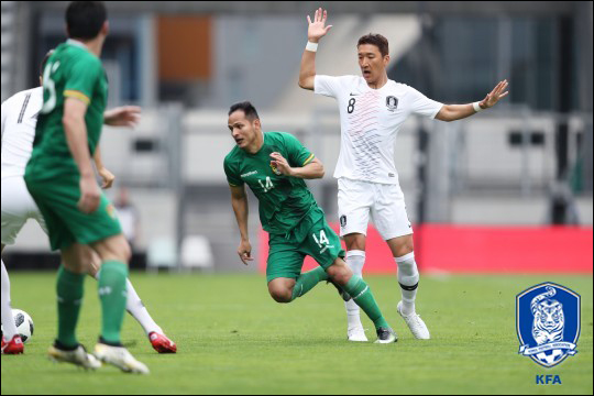 필드에 나선 선수들에게 투지를 찾아볼 수 없던 볼리비아전이었다. ⓒ 대한축구협회