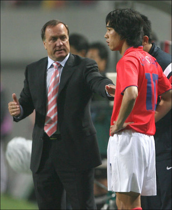 2006년 대표팀 막내로 독일 월드컵 무대를 밟은 박주영. ⓒ 연합뉴스