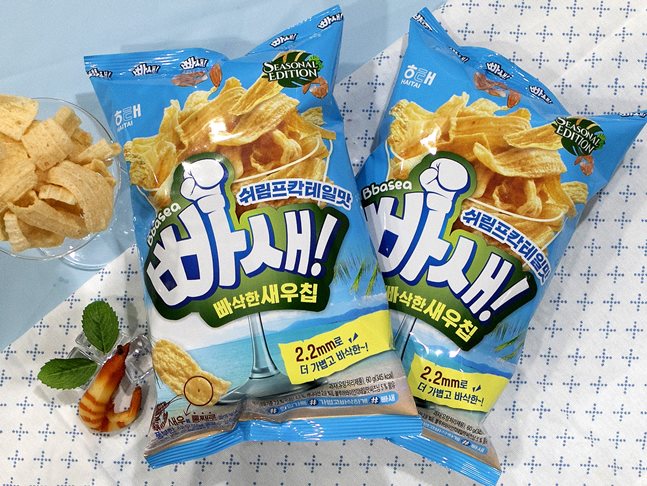 해태제과 빠새 쉬림프칵테일 제품 이미지. ⓒ해태제과