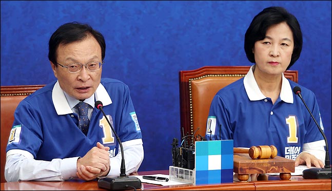 이해찬 더불어민주당 의원과 추미애 당 대표 (자료사진) ⓒ데일리안 박항구 기자