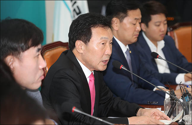 손학규 바른미래당 대표가 7일 오전 국회에서 열린 최고위원회의에서 모두발언을 하고 있다.(자료사진) ⓒ데일리안 박항구 기자